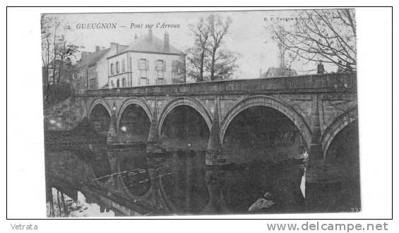 Carte Postale Affranchie : Gueugnon, Pont Sur L'Arroux, 1904 - Gueugnon