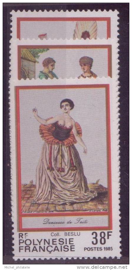 POLYNESIE N° 238/240** NEUF SANS CHARNIERE   DANSEUSES - Unused Stamps