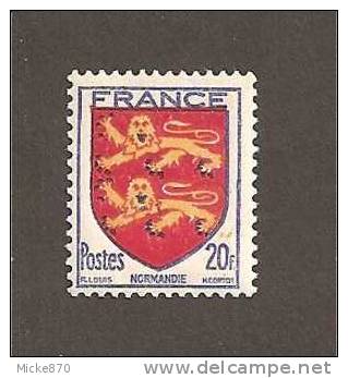 France N°605 Neuf** Blason Normandie - Ungebraucht