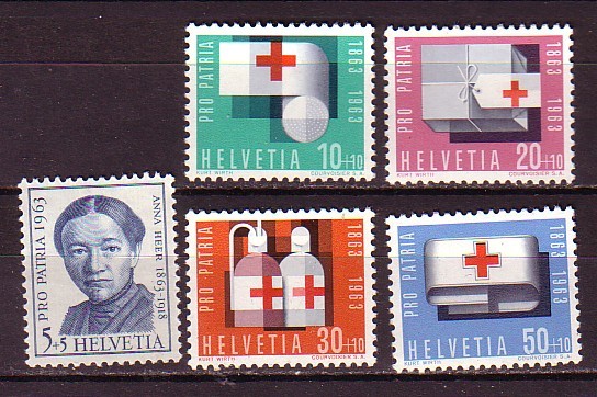 PGL - SWITZERLAND Yv N°711/15 ** - Unused Stamps