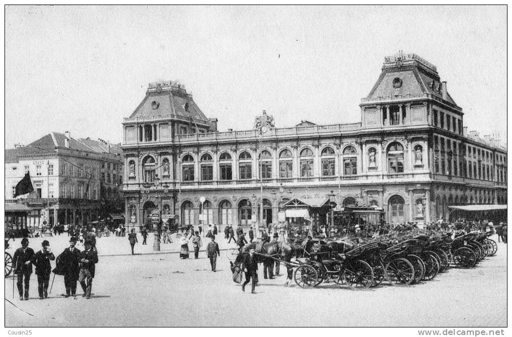 BELGIQUE - BRUXELLES - La Gare Du Nord - Attelages - Vervoer (openbaar)