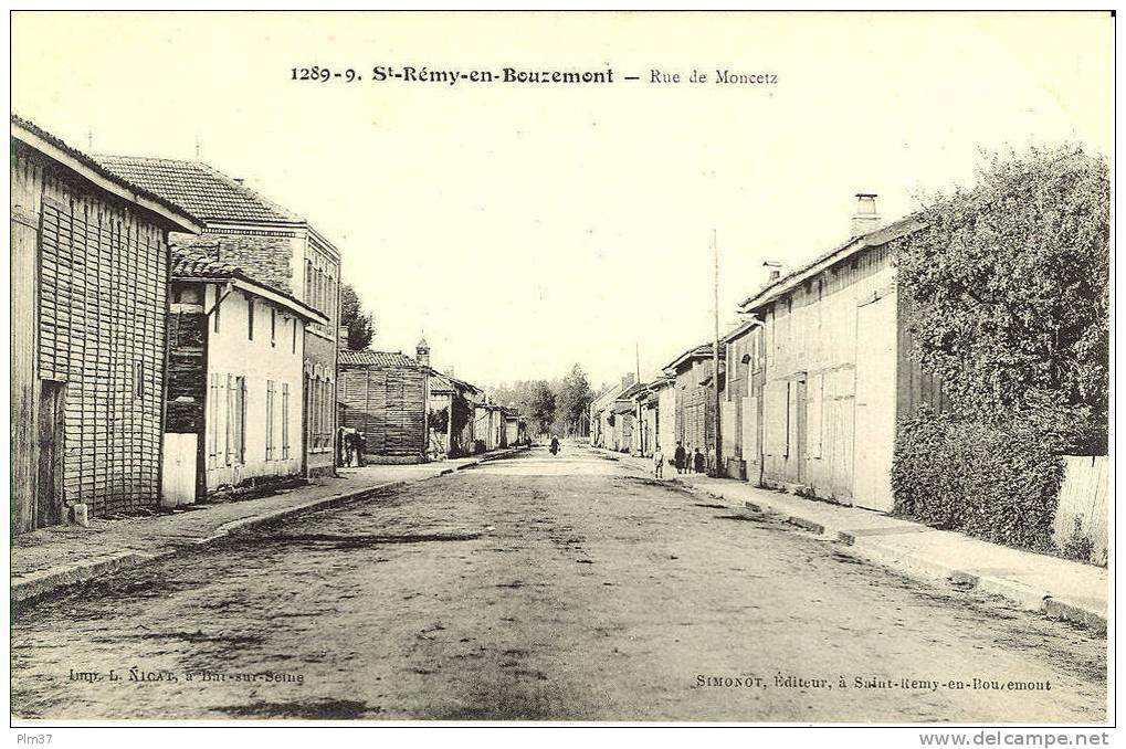 ST REMY EN BOUZEMONT - Rue De Moncetz - Saint Remy En Bouzemont