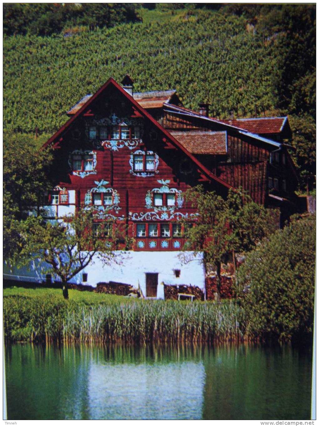 SUISSE-Grafenstädtchen Werdenberg Bei Buchs- Das Drachenhaus-maison-chalet - Buchs