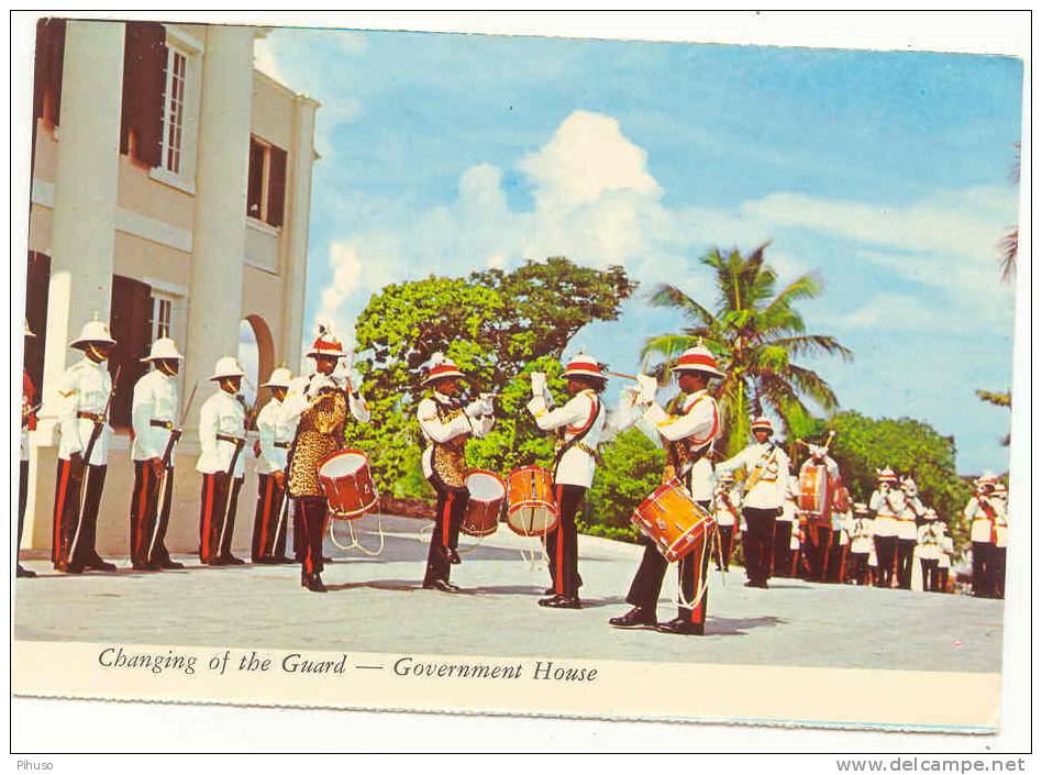 BAHAMAS-3  NASSAU : Governor´s House - Changing Of The Guard - Bahamas