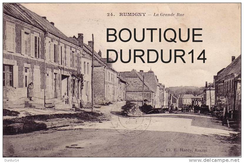 RUMIGNY ( Ardennes ).  La Grande Rue - Autres & Non Classés