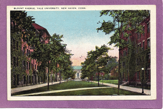 Blount Ave. Yale University, New Haven, CT. 1910-20s - New Haven