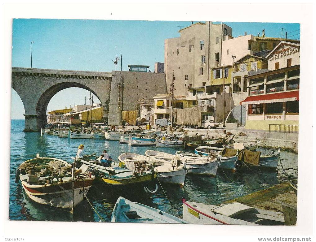 Marseille (13) : Restaurant "Chez FonFon" Vallon Des Aufffes En 1980 (animée). - Quartiers Sud, Mazargues, Bonneveine, Pointe Rouge, Calanques