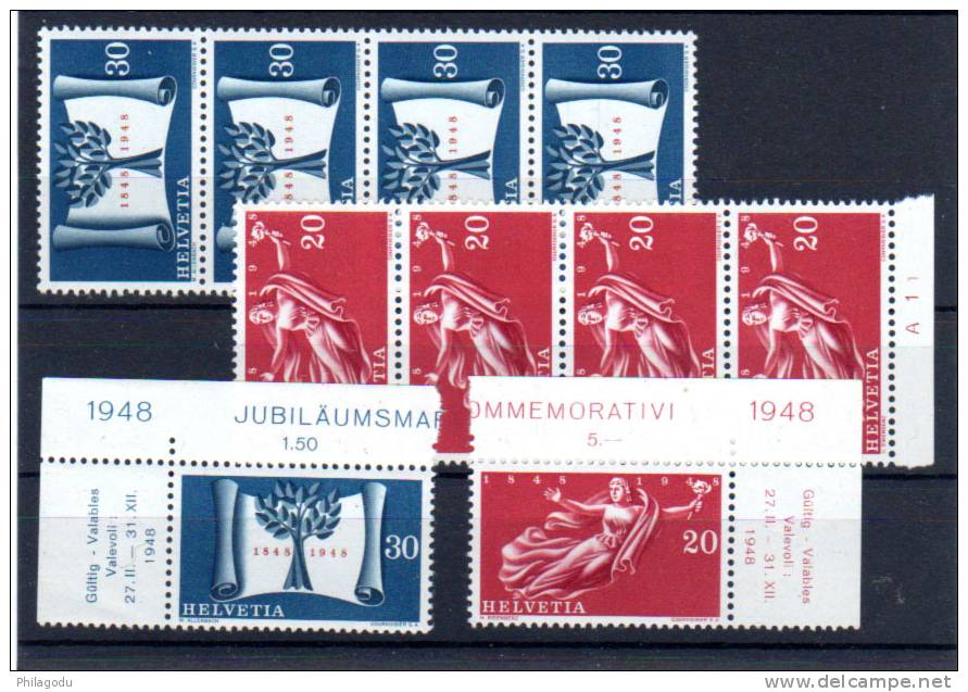 100° Etat Confédéral, 5 X  455 / 456 Xx, Cote 9 € - Unused Stamps