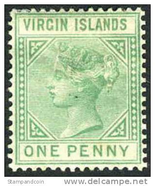 Virgin Islands #10 (SG #24) Mint Hinged 1p Victoria From 1880 - British Virgin Islands