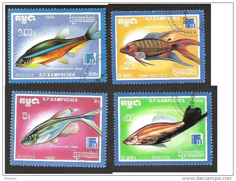 Kampuchea Fishes Poissons1988 - Kampuchea