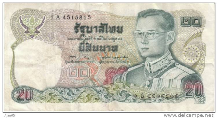 20 Baht 1981 Thailand Banknote Currency #88 - Tailandia