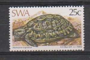 SWA  1982 MNH, Reptiles Turtle - Tortugas