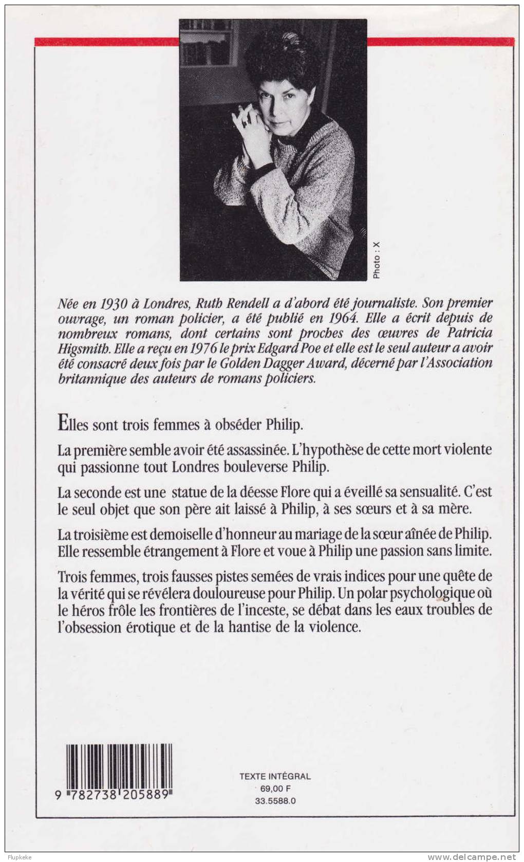 La Demoiselle D´Honneur Ruth Rendell Editions De La Seine 1991 - Seine, Ed. De La