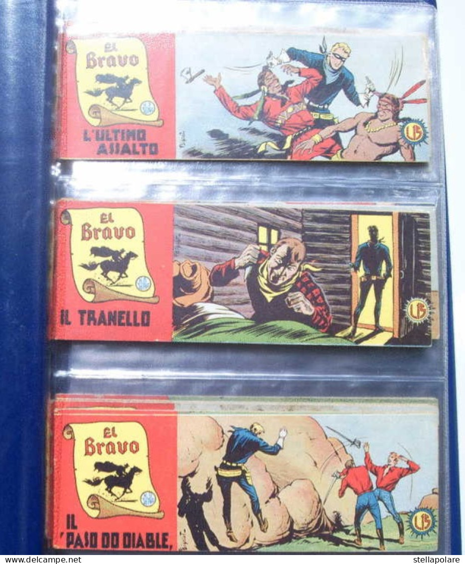 OCCASIONISSIMA: LOTTO DI 11 STRISCE EL BRAVO PRIMA SERIE DALLA NUMERO 7 - 1952 - - Comics 1930-50