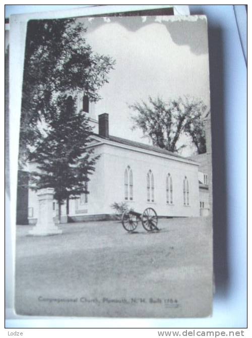 America USA United States NH Plymouth Congregational Church - Sonstige & Ohne Zuordnung