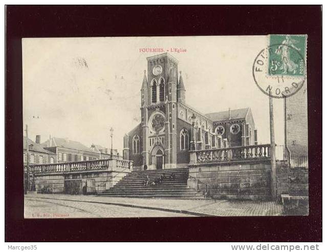 Fourmies L'église édit.hautmont - Fourmies