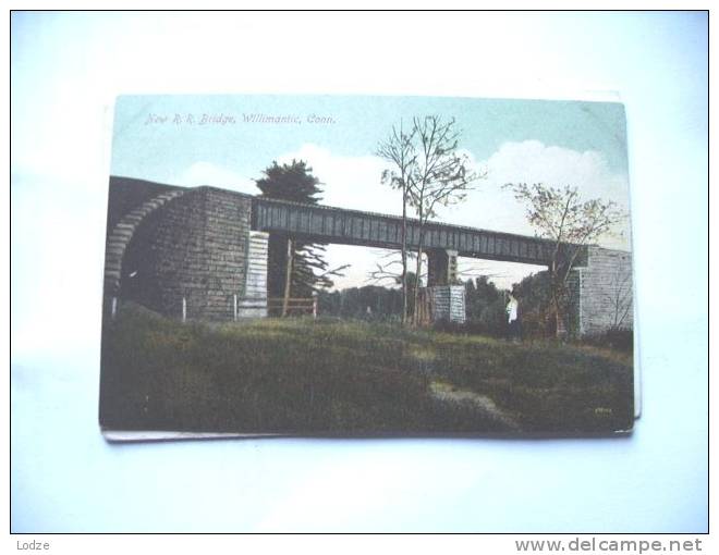 America USA United States CT Willimantic New RR Bridge - Other & Unclassified