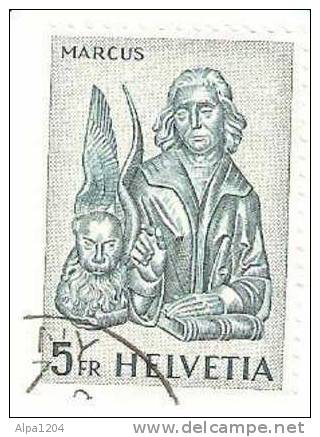 TIMBRE SUISSE - "HELVETIA 5 FR" -" MARCUS" - OBLITERE - Collections