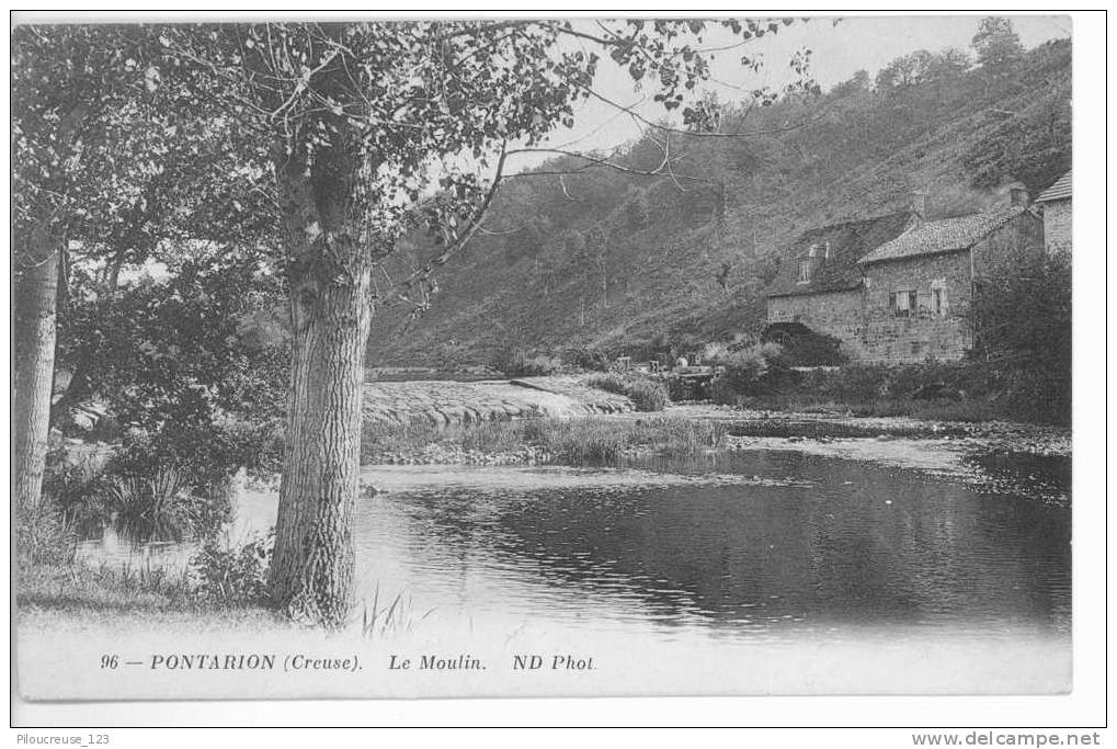 23 - PONTARION - "Le Moulin" - - Pontarion