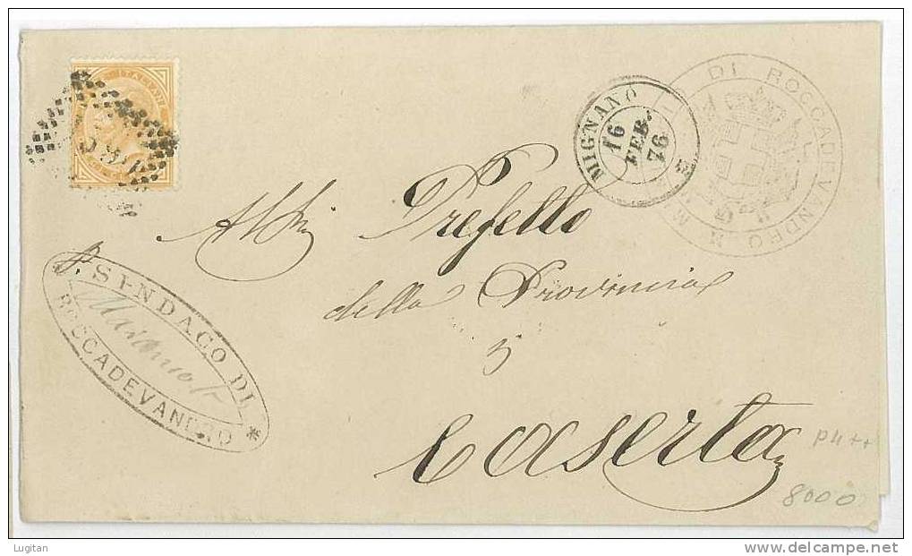 Italia Regno Storia Postale - Postal History - Annulli Numerali - Number Cancelled # 3427 ROCCADEVANDRO - Marcofilie