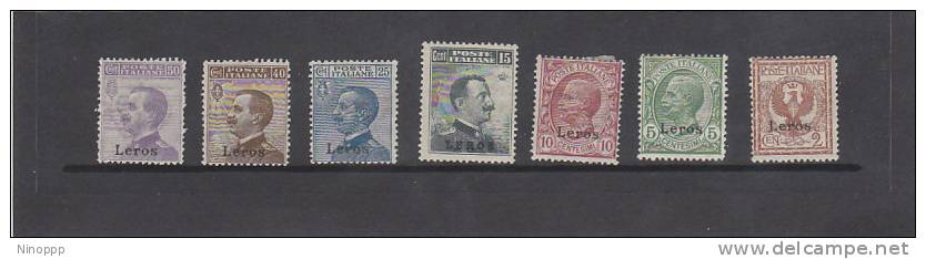 Aegean Islands Lero 1912 Definitives MH - Egeo