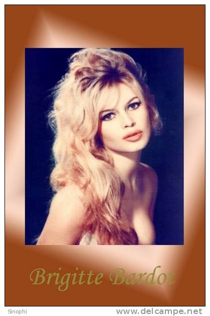F-BB 5 ^^  Actress  Brigitte Bardot , ( Postal Stationery , Articles Postaux ) - Schauspieler
