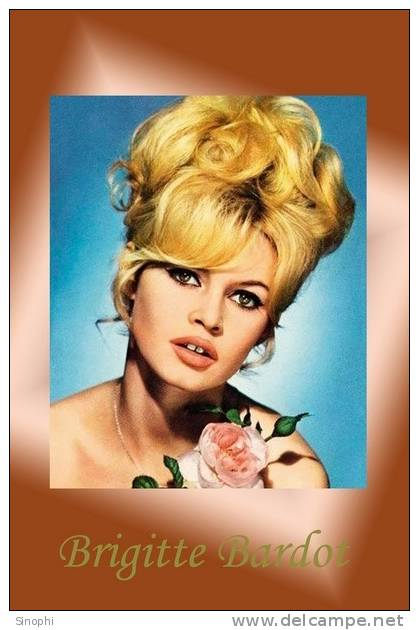 F-BB 7 ^^  Actress  Brigitte Bardot , ( Postal Stationery , Articles Postaux ) - Actors