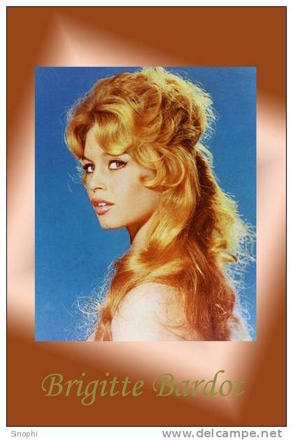 F-BB 9 ^^  Actress  Brigitte Bardot , ( Postal Stationery , Articles Postaux ) - Schauspieler