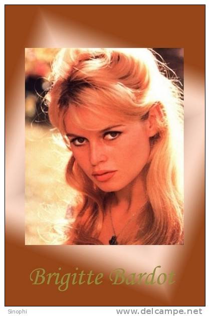 F-BB 12 ^^  Actress  Brigitte Bardot , ( Postal Stationery , Articles Postaux ) - Actors