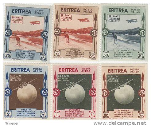Eritrea 1934 Air Post Set MH - Eritrea