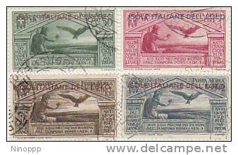 Aegean Islands-1930 Virgil  Air Stamps Used - Ägäis