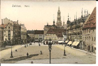 S021/ Zwickau Marktplatz 1909 - Zwickau