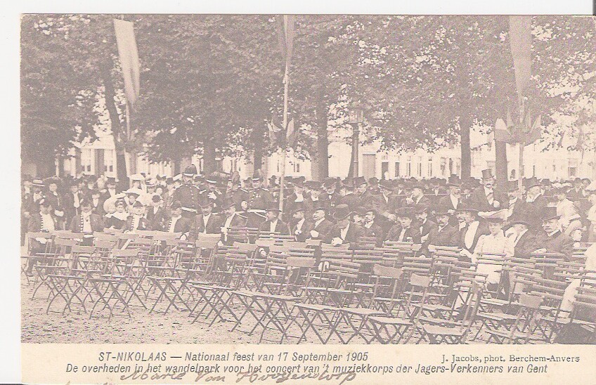 ST-NIKOLAAS - NATIONAAL  FEEST VAN 17 SEPT 1905 - Sint-Niklaas