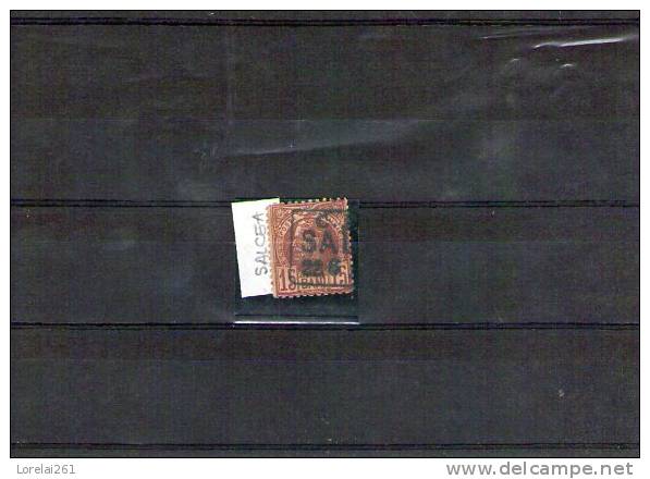 ROI CHARLES 15 BANI BRUN INCHIS CFR SALCEA - Used Stamps