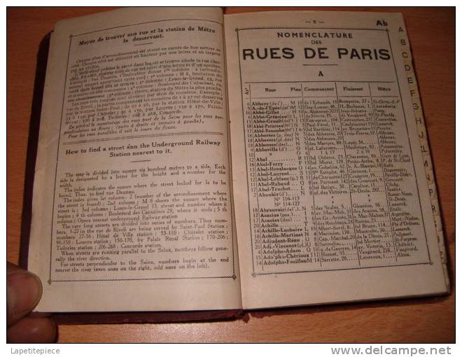 Plan De PARIS Par Arrondissement, A Leconte Paris, Années 1950. - Europe