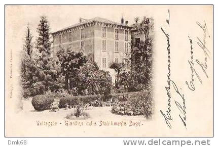 VOLTAGGIO ( ALESSANDRIA ) GIARDINO STABILIMENTO BAGNI - 1903 - Alessandria