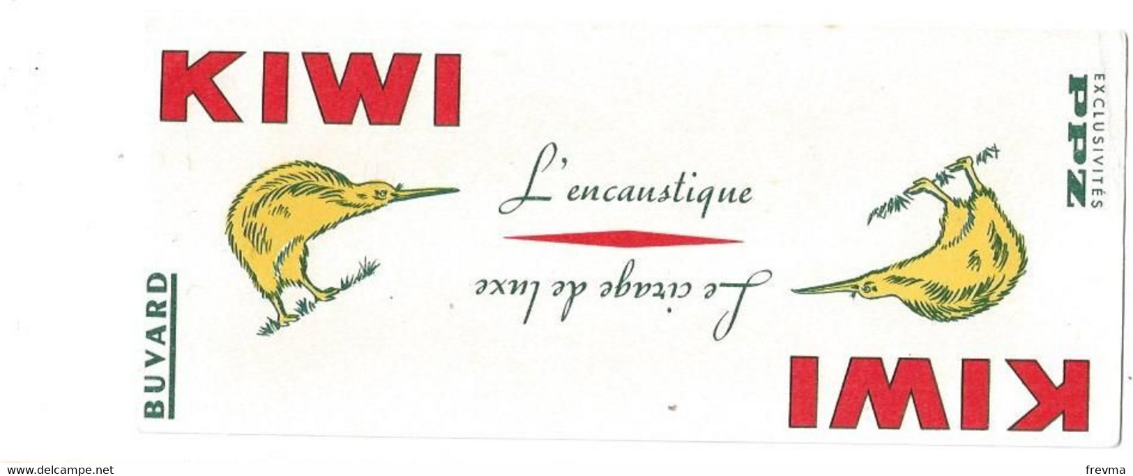 Buvard Kiwi Le Cirage De Luxe - K
