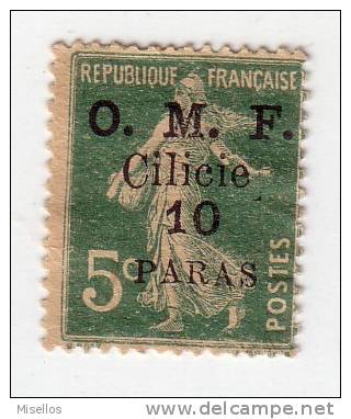 Cilicie Nº 90  10 P. S. 5 C. Verde  De 1920,.- - Otros & Sin Clasificación
