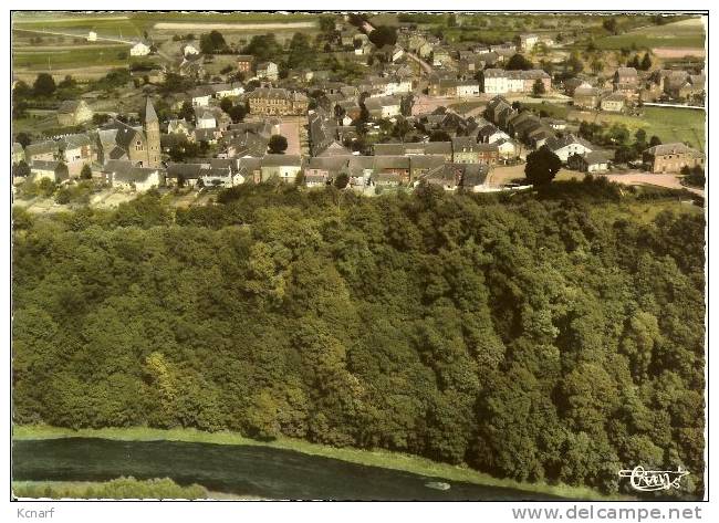 CP De HERBEUMONT " Vue Générale Aérienne Et La Semois " . - Herbeumont