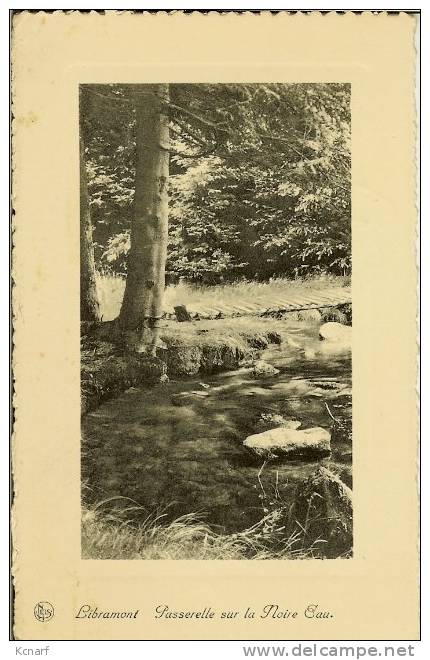 CP De LIBRAMONT " Passerelle Sur La Noire Eau " . - Libramont-Chevigny