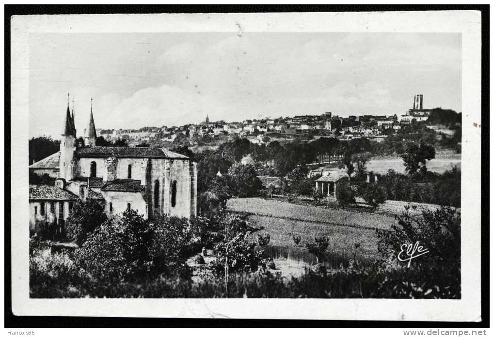 Lectoure - Chapelle Saint Gény Et Panorama De La Ville - Dos Vierge - Lectoure