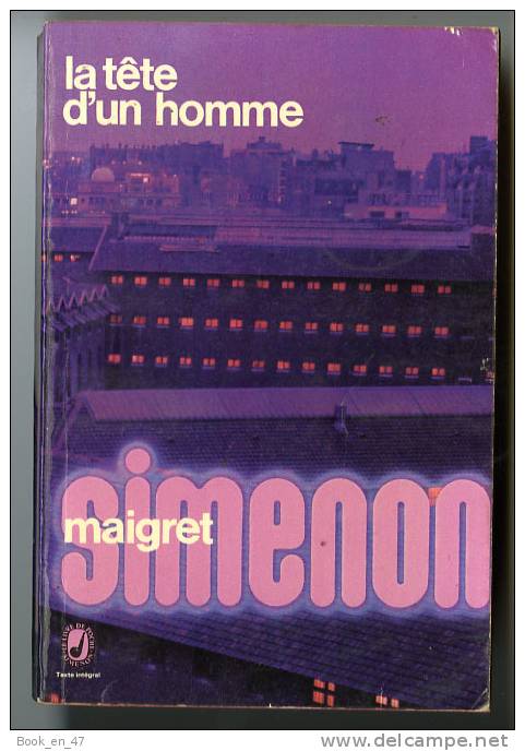 {69863} Simenon " La Tête D'un Homme " Le Livre De Poche N° 2903 , 1970  " En Baisse " - Simenon