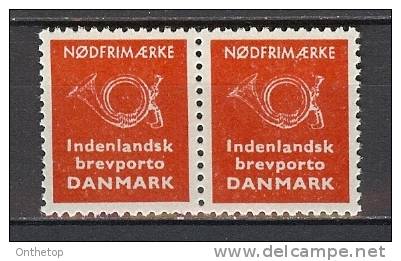 Emergency Stamp - Pair - Abarten Und Kuriositäten