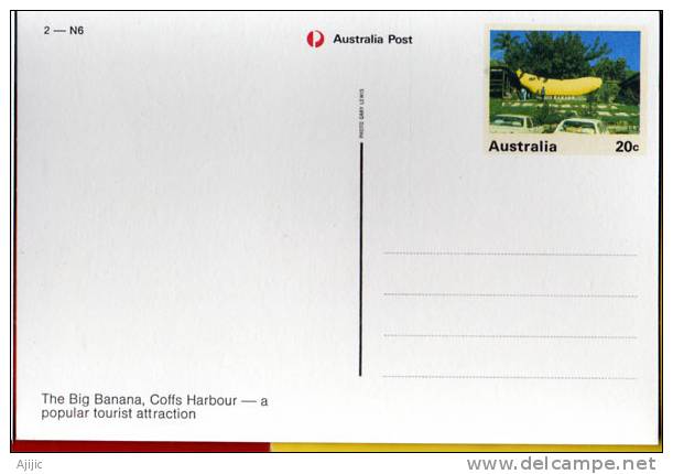 The Big Banana Plantation Au Queensland Australie , Entier Postal Poste  Neuf.  Recto-verso - Postal Stationery