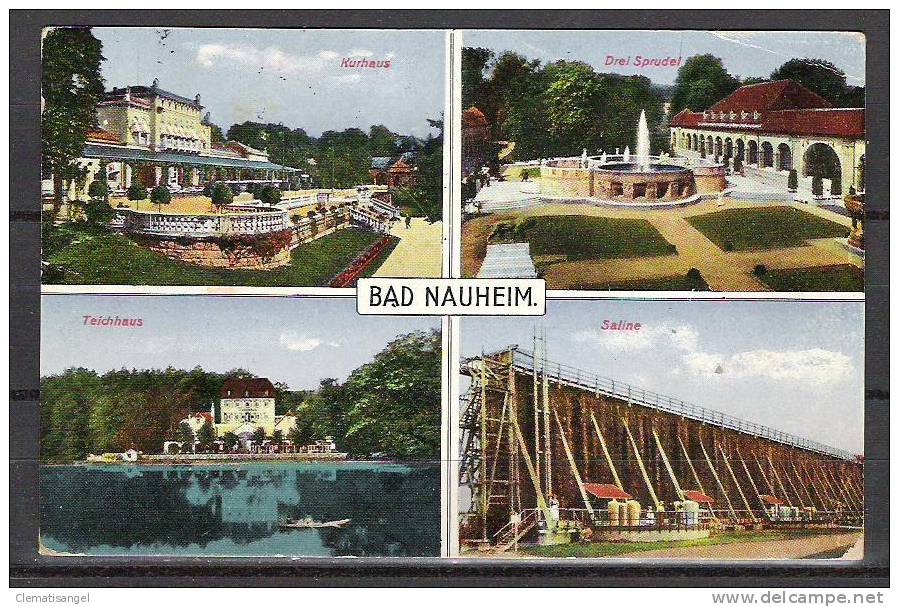 TOP!! BAD NAUHEIM * VIER ANSICHTEN * 1926 *!! - Bad Nauheim