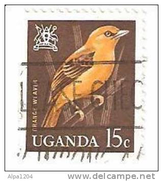 TIMBRE UGANDA "THEME LES OISEAUX" - OBLITERE - Collections, Lots & Series