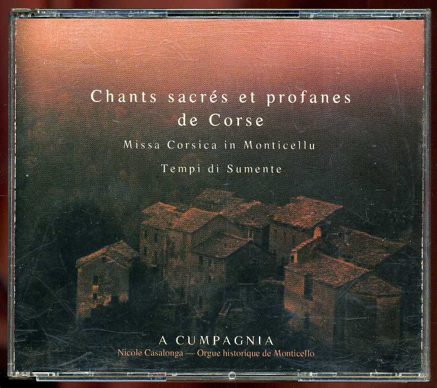 CD :  Chants Sacrés Et Profanes De Corse. Missa Corsica In Monticellu. Tempi Di Sumente.  Double CD. - Sonstige & Ohne Zuordnung