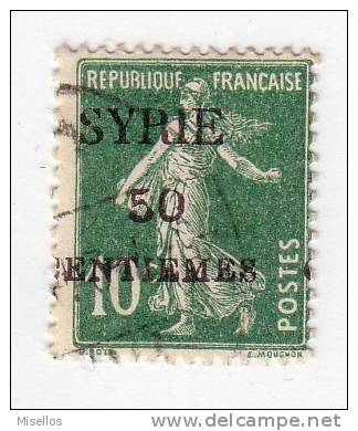 Siria Nº 107   50 C. S. 10 C. Verde De 1924  .- - Autres & Non Classés