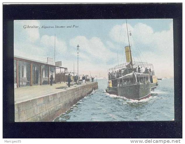 Gibraltar Algeciros Steamer & Pier édit.millar & Lang N° 23 Bateau - Gibraltar