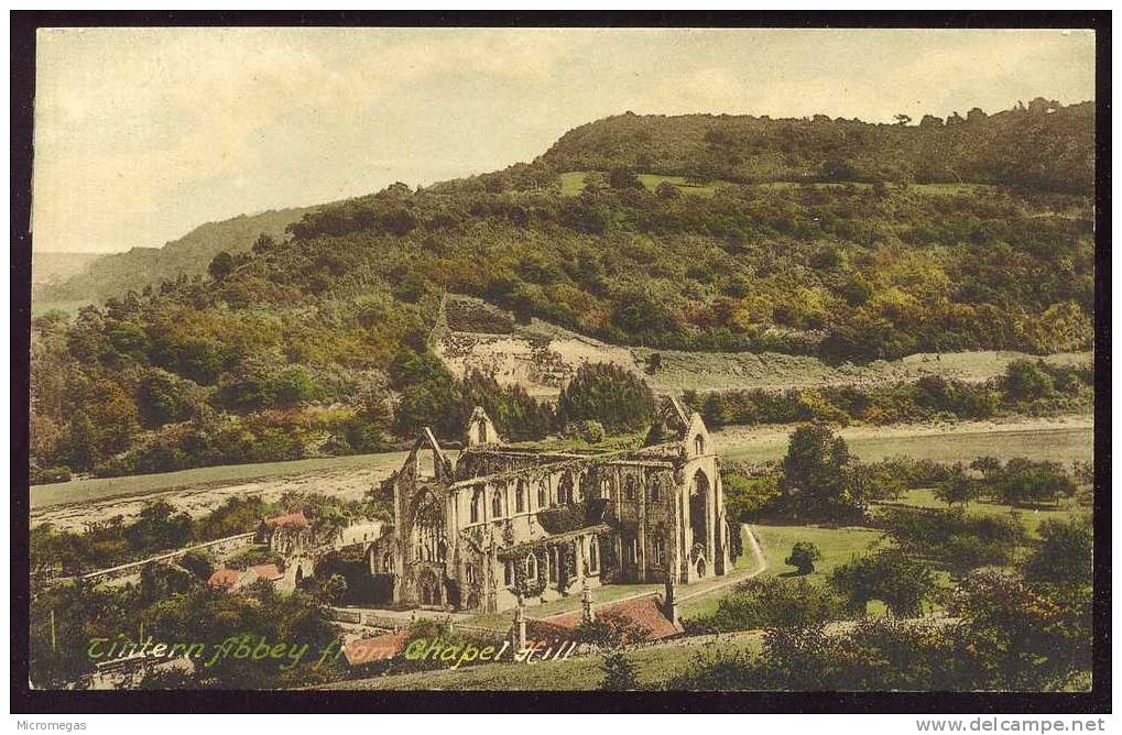 Tintern Abbey From Chapel Hill - Monmouthshire